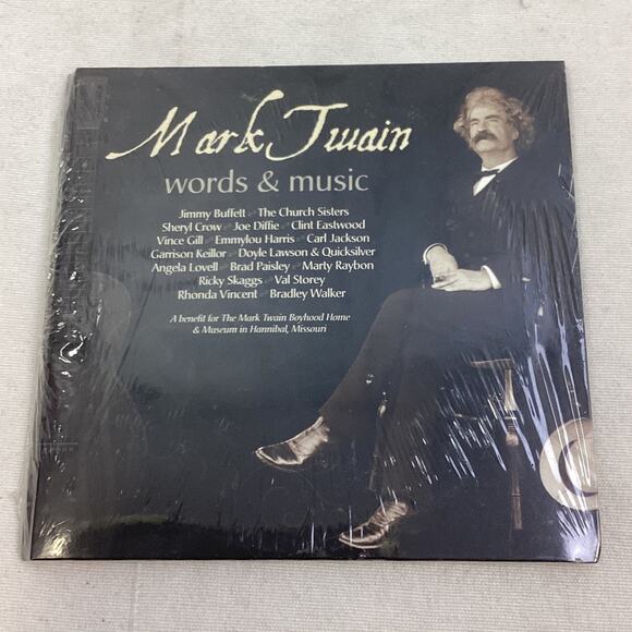 2011 Factory Sealed The Life Story of Mark Twain Words & Music Audio 2 CD Set - Picture 1 of 2